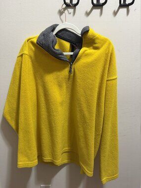Foot Locker Men's Mustard Yellow Full Zip Jacket Size 2XL